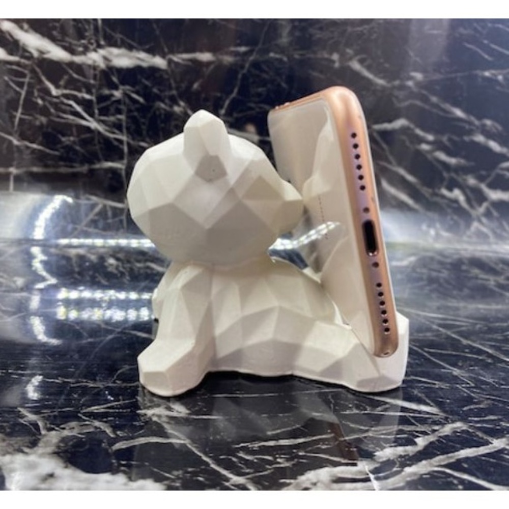 Cute Teddy Bear Plaster Home Decor | Phone Stand - Picture 2 of 3